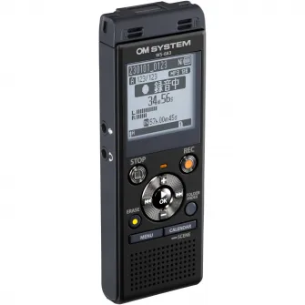 Reportofon stereo Olympus OM System WS-883 (8GB), MP3 (stereo), PCM liniar (mono), Negru