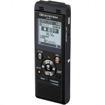 Reportofon stereo Olympus OM System WS-883 (8GB), MP3 (stereo), PCM liniar (mono), Negru