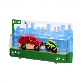 Set 2 masinute Brio - Camionul de tractare