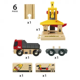Set de joaca Brio - Statie transport marfa