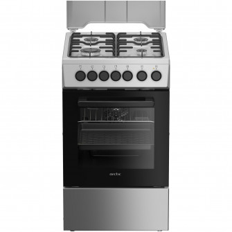 Aragaz Arctic AMG5612GTCLXN, Mixt , 4 arzatoare, Cuptor Electric, 8 Functii, Autocuratate Catalitica, Aqua Drop Clean, Timer, Safty Plus, Clasa A, 50 cm, Inox