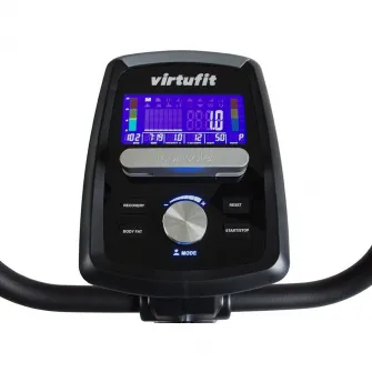 Bicicleta de exercitii VirtuFit HTR 2.1, greutate volanta 20kg, masa maxima utilizator 150kg, 24 programe
