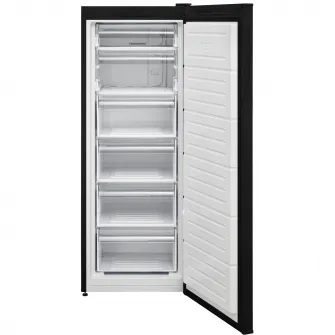 Congelator Heinner HFF-V188BKE++, 187 l, 6 compartimente, Control mecanic, Negru, Clasa E