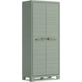 Dulap 4 rafturi Keter Planet Tall 250142, 30 kg/raft, certificat TUV GS, 80 x 44 x 182 cm dimensiune, verde