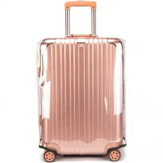 Husa de protectie pentru valiza, transparenta, 26''-28'', PVC