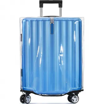 Husa de protectie pentru valiza, transparenta, 26''-28'', PVC
