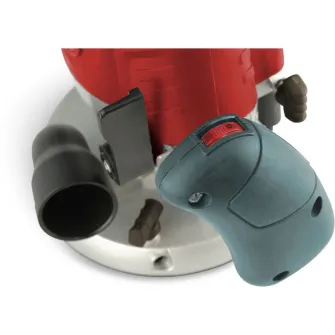Masina de frezat, Extol, 1200 W, 28000 rpm, Rosu/Gri