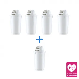 Set 4+1 filtre pentru apa Aquaphor A5 cu magneziu