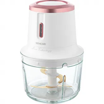 Tocator fara fir, Sencor, SCB 9000WH, 2 viteze, 500 ml, Alb