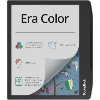 eBook Reader Pocketbook Era Color, 7'' E Ink Kaleido 3, 32 GB, 300 ppi, IPX8, Stormy Sea