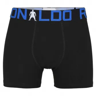 CR7, Set de boxeri cu banda logo in talie - 5 perechi, Negru, 140-146 CM