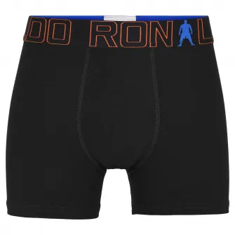 CR7, Set de boxeri cu banda logo in talie - 5 perechi, Negru, 140-146 CM