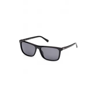 GUESS, Ochelari de soare cu detaliu logo, Negru, 58-16-145