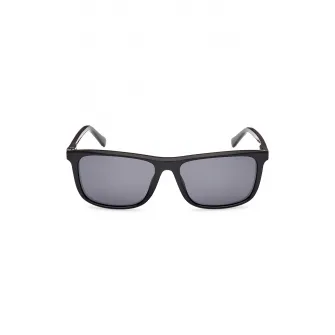 GUESS, Ochelari de soare cu detaliu logo, Negru, 58-16-145