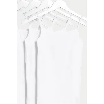 Marks & Spencer, Set de topuri - 5 piese, Alb, 158-164 CM