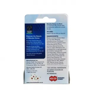 Balsam de buze cu miere de Manuka, Manuka Health, 4.5 g