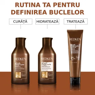 Balsam profesional Redken All Soft Mega Curls cu Aloe Vera pentru parul ondulat si cret foarte uscat, 300ml