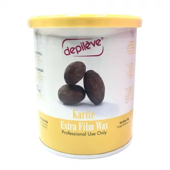 Ceara depilatoare Depileve Extra Film Karite, 800 g