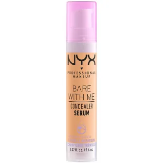 Corector cearcane si imperfectiuni NYX PM Bare with me Serum 6 Tan, 9.6 ml