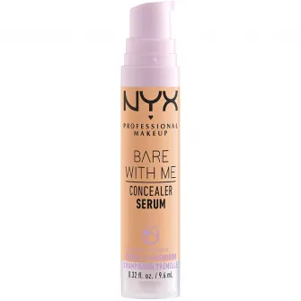 Corector cearcane si imperfectiuni NYX PM Bare with me Serum 6 Tan, 9.6 ml