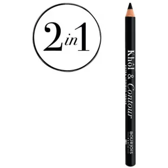 Creion de ochi Bourjois KholContour 01 Noir-issime, 1.2 g