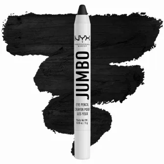 Creion pentru ochi NYX PM Jumbo Eye 601 Black Bean, 5 g
