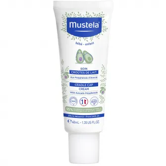 Crema tratament impotriva scuamelor de lapte Mustela, 40 ml