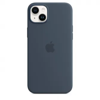 Husa de protectie Apple Silicone Case with MagSafe pentru iPhone 14 Plus, Storm Blue