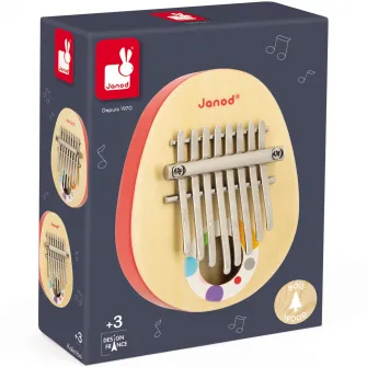 Instrument muzical din lemn Janod - Kalimba