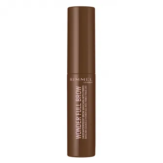 Mascara pentru sprancene Rimmel London WonderFull Brow 24H Waterproof 002 Medium, 4.5 ml