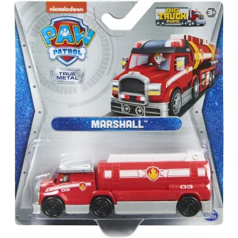 Masinuta Paw Patrol True Metal - Big Truck Pups, Camion Marshall