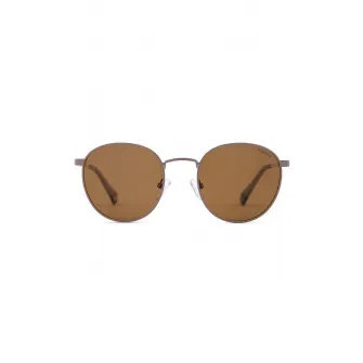 Polaroid, Ochelari de soare rotunzi unisex cu lentile polarizate, Roz prafuit, 51-20-140