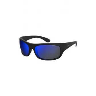Polaroid, Ochelari de soare unisex cu lentile polarizate uni, Negru, 66-18-125