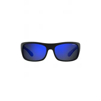 Polaroid, Ochelari de soare unisex cu lentile polarizate uni, Negru, 66-18-125