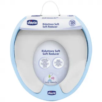 Reductor moale pentru toaleta Chicco Soft, albastru, 18 luni+