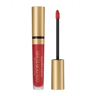 Ruj lichid Max Factor Colour Elixir Soft Matte 030 Crushed ruby, 4 ml