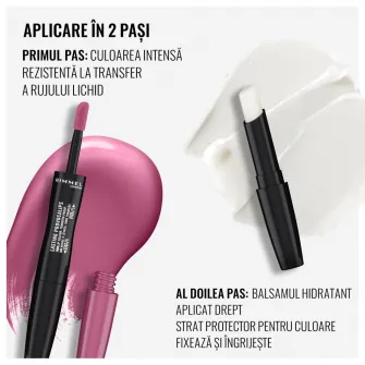 Ruj lichid Rimmel Lasting Finish Provocalips, 410 Pinky promise, 3.9 g