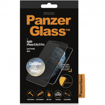 Folie de protectie PanzerGlass din sticla pentru Apple iPhone X/Xs/11 Pro - dual privacy, Black