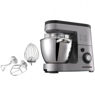 Mixer planetar Heinner HPM-1500XMC-V2, 1500W, 6 viteze, Bol 5.5l, Inox