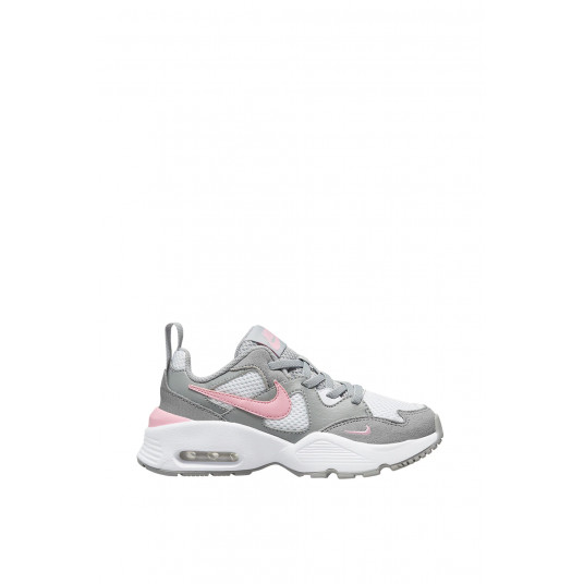 Decisión compañera de clases Accor Nike, Pantofi sport cu insertii de piele intoarsa Air Max Fusion, Gri/Alb/Roz pastel, 28 Decisión compañera de clases Accor Nike, Pantofi sport cu insertii de piele intoarsa Air Max Fusion, Gri/Alb/Roz pastel, 28