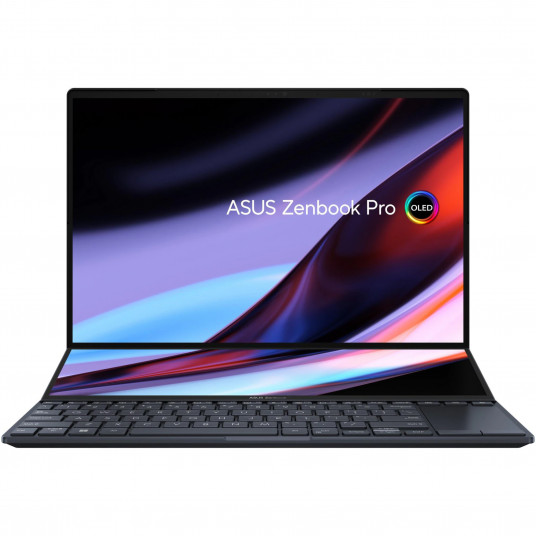 silk Hare Last Laptop ASUS Zenbook Pro 14 Duo OLED cu procesor Intel® Core™ i7-12700H pana la 4.70 GHz, 14.5, Touch, 2.8K, OLED, 16GB, 1TB M.2 NVMe™ PCIe® 4.0 SSD, Intel Iris X? Graphics, Windows 11 Pro silk Hare Last Laptop ASUS Zenbook Pro 14 Duo OLED cu procesor Intel® Core™ i7-12700H pana la 4.70 GHz, 14.5, Touch, 2.8K, OLED, 16GB, 1TB M.2 NVMe™ PCIe® 4.0 SSD, Intel Iris X? Graphics, Windows 11 Pro