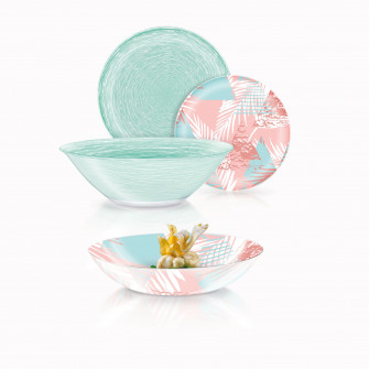 Serviciu de masa Luminarc Simply Brush Jungle Turquoise