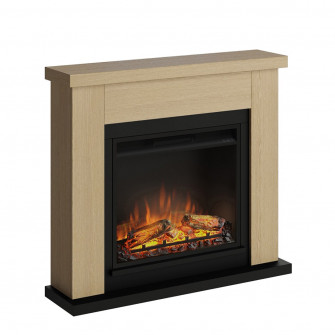 Semineu TAGU Frode Natural Oak cu Focar Electric PowerF
