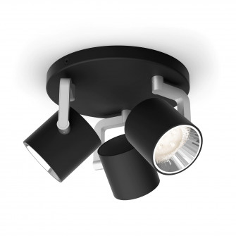 Spot LED luminos triplu Philips Byrl, 3x4.3W, 1200 lm,