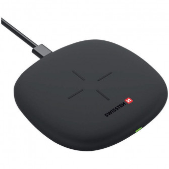 Incarcator Wireless Swissten 10W, Negru