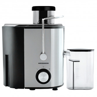 Storcator de fructe Heinner HSF-500S, 500W, Recipient pulpa 1.2l, Recipient suc 350 ml, 2 trepte de viteza, Inox