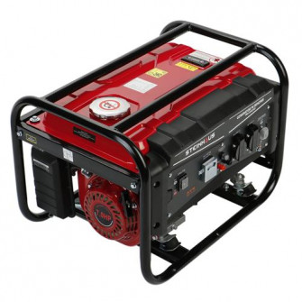 Generator curent electric Steinhaus PRO-GEN3150, 3150 W cu stabilizator de tensiune, benzina, autonomie 9.8 h