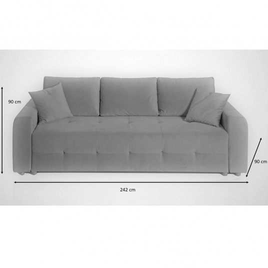 Assimilate entrepreneur Unmanned Canapea extensibila CD Sofa Casandra, 242x90x90 cm, tapitata velur culoare Gri Antracit Assimilate entrepreneur Unmanned Canapea extensibila CD Sofa Casandra, 242x90x90 cm, tapitata velur culoare Gri Antracit