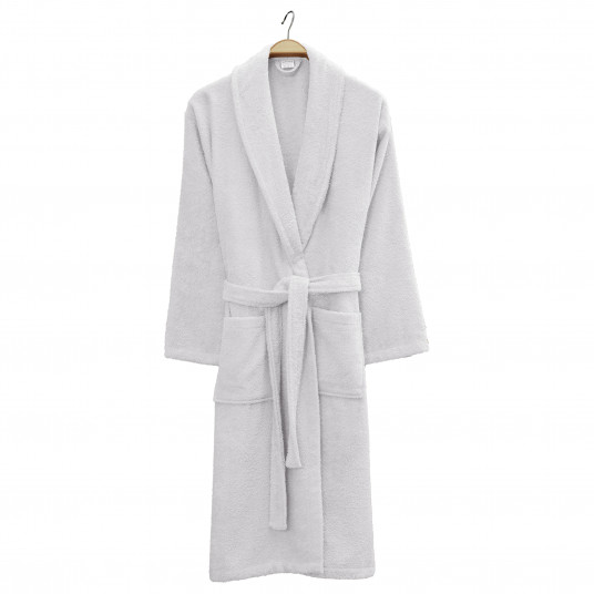 Halat Baie Lux Collection L Xl Alb Antracit 100 Bumbac Emag Ro