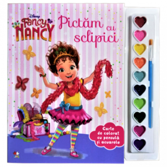 Predecessor Fragrant compromise Disney. Fancy Nancy. Pictam cu Sclipici. Carte de colorat cu pensula si acuarele Predecessor Fragrant compromise Disney. Fancy Nancy. Pictam cu Sclipici. Carte de colorat cu pensula si acuarele